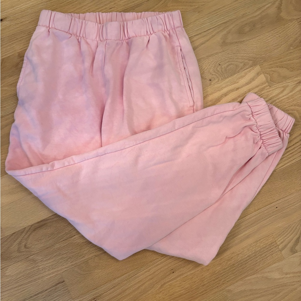 Pink sweatpants